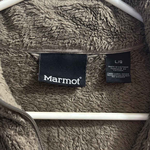 Marmot brown Fleece Jacket - Picture 3 of 6